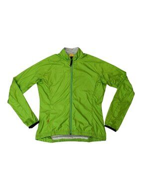 Mavic Full-Zip Cycling Wind Jacket | Neon Green | Men's Size XL | Pre-Owned